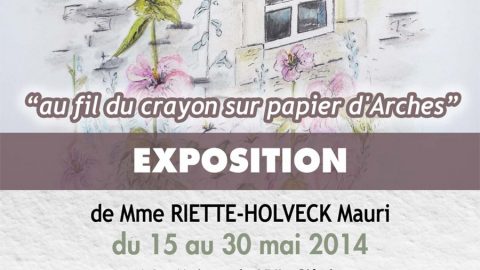 Exposition des dessins de Mme Riette-Holveck du 15 au 30 mai à La Maison du XXIe siècle